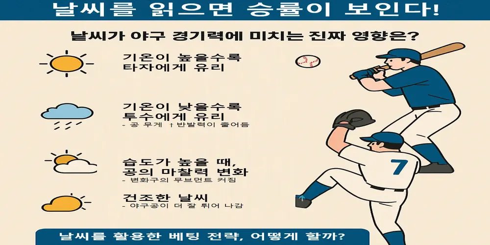날씨에 따른 야구베팅 팁_슈어윈